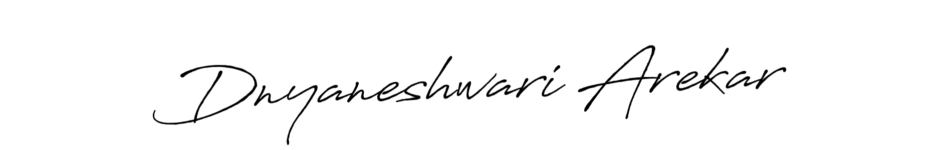 Also we have Dnyaneshwari Arekar name is the best signature style. Create professional handwritten signature collection using Antro_Vectra_Bolder autograph style. Dnyaneshwari Arekar signature style 7 images and pictures png