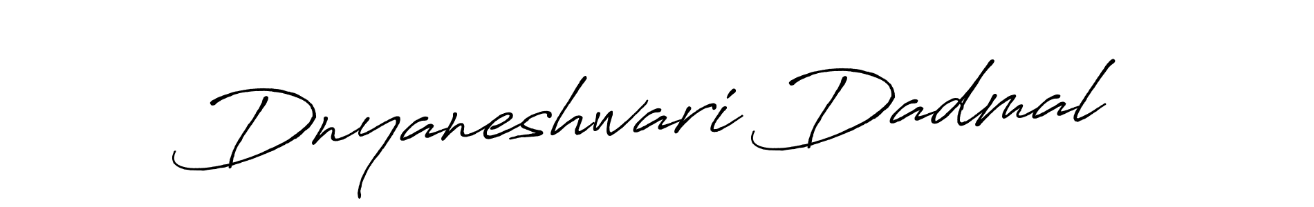 Make a beautiful signature design for name Dnyaneshwari Dadmal. With this signature (Antro_Vectra_Bolder) style, you can create a handwritten signature for free. Dnyaneshwari Dadmal signature style 7 images and pictures png