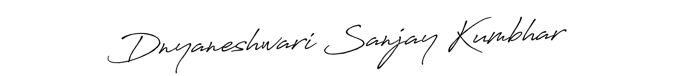 How to make Dnyaneshwari Sanjay Kumbhar signature? Antro_Vectra_Bolder is a professional autograph style. Create handwritten signature for Dnyaneshwari Sanjay Kumbhar name. Dnyaneshwari Sanjay Kumbhar signature style 7 images and pictures png