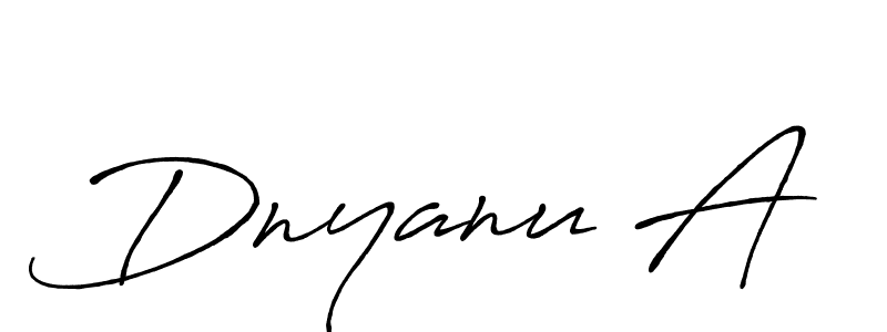 Make a beautiful signature design for name Dnyanu A. Use this online signature maker to create a handwritten signature for free. Dnyanu A signature style 7 images and pictures png