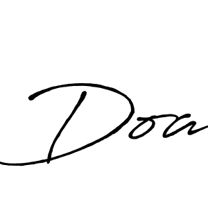 Design your own signature with our free online signature maker. With this signature software, you can create a handwritten (Antro_Vectra_Bolder) signature for name Doa. Doa signature style 7 images and pictures png