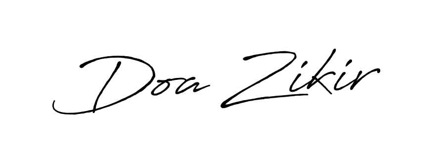 Once you've used our free online signature maker to create your best signature Antro_Vectra_Bolder style, it's time to enjoy all of the benefits that Doa Zikir name signing documents. Doa Zikir signature style 7 images and pictures png