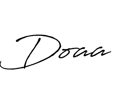 Design your own signature with our free online signature maker. With this signature software, you can create a handwritten (Antro_Vectra_Bolder) signature for name Doaa. Doaa signature style 7 images and pictures png