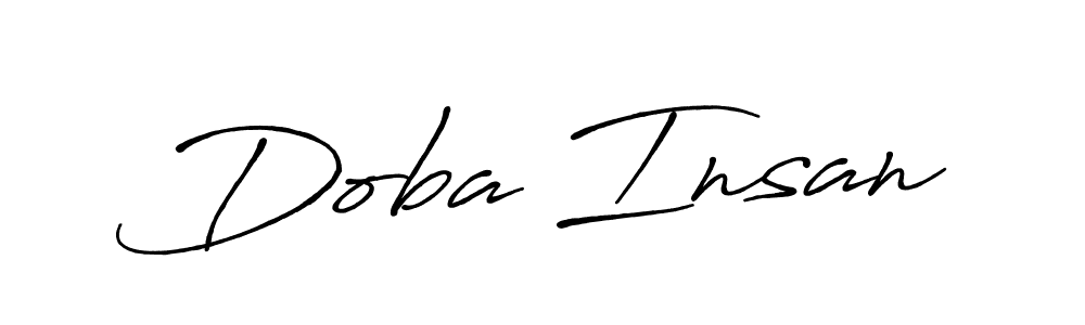 if you are searching for the best signature style for your name Doba Insan. so please give up your signature search. here we have designed multiple signature styles  using Antro_Vectra_Bolder. Doba Insan signature style 7 images and pictures png