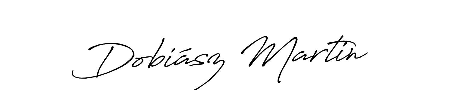 Use a signature maker to create a handwritten signature online. With this signature software, you can design (Antro_Vectra_Bolder) your own signature for name Dobiász Martin. Dobiász Martin signature style 7 images and pictures png