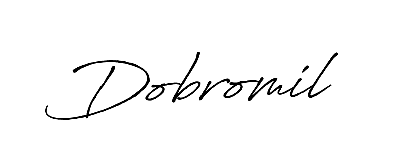 Make a beautiful signature design for name Dobromil. With this signature (Antro_Vectra_Bolder) style, you can create a handwritten signature for free. Dobromil signature style 7 images and pictures png