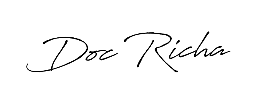 How to Draw Doc Richa signature style? Antro_Vectra_Bolder is a latest design signature styles for name Doc Richa. Doc Richa signature style 7 images and pictures png