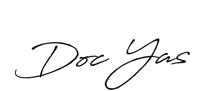 Design your own signature with our free online signature maker. With this signature software, you can create a handwritten (Antro_Vectra_Bolder) signature for name Doc Yas. Doc Yas signature style 7 images and pictures png