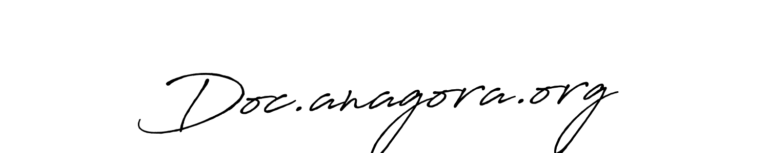 How to make Doc.anagora.org name signature. Use Antro_Vectra_Bolder style for creating short signs online. This is the latest handwritten sign. Doc.anagora.org signature style 7 images and pictures png
