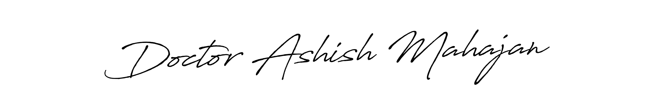 Also we have Doctor Ashish Mahajan name is the best signature style. Create professional handwritten signature collection using Antro_Vectra_Bolder autograph style. Doctor Ashish Mahajan signature style 7 images and pictures png