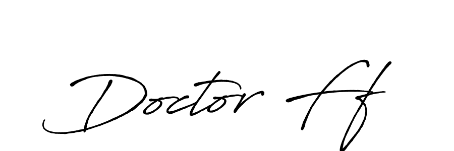 You should practise on your own different ways (Antro_Vectra_Bolder) to write your name (Doctor Ff) in signature. don't let someone else do it for you. Doctor Ff signature style 7 images and pictures png