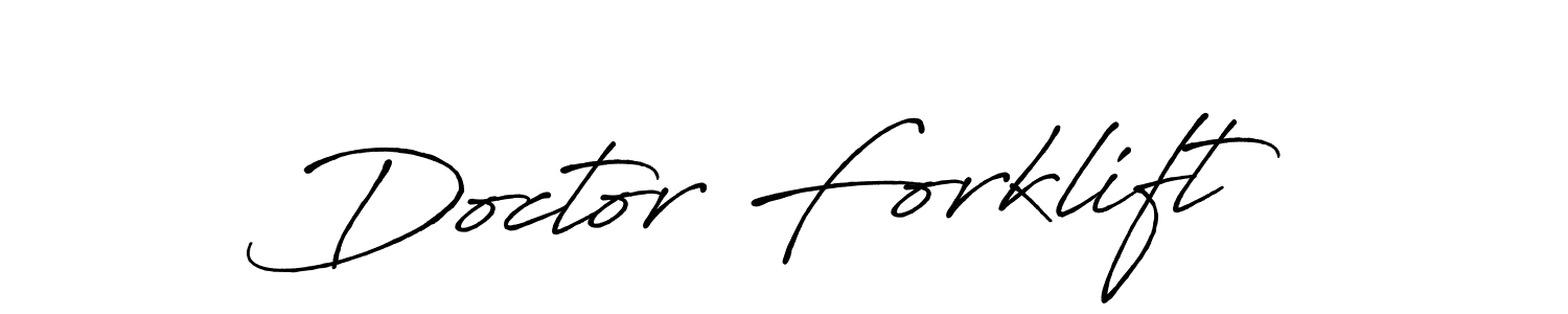 Similarly Antro_Vectra_Bolder is the best handwritten signature design. Signature creator online .You can use it as an online autograph creator for name Doctor Forklift. Doctor Forklift signature style 7 images and pictures png