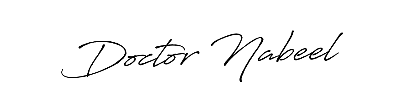 How to Draw Doctor Nabeel signature style? Antro_Vectra_Bolder is a latest design signature styles for name Doctor Nabeel. Doctor Nabeel signature style 7 images and pictures png