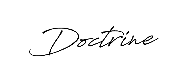 Create a beautiful signature design for name Doctrine. With this signature (Antro_Vectra_Bolder) fonts, you can make a handwritten signature for free. Doctrine signature style 7 images and pictures png