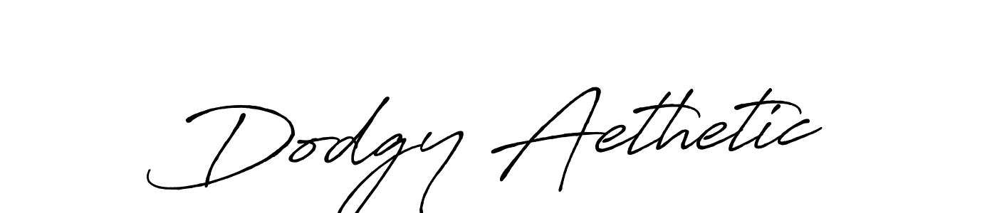 Make a beautiful signature design for name Dodgy Aethetic. With this signature (Antro_Vectra_Bolder) style, you can create a handwritten signature for free. Dodgy Aethetic signature style 7 images and pictures png