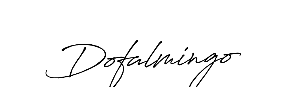 Make a short Dofalmingo signature style. Manage your documents anywhere anytime using Antro_Vectra_Bolder. Create and add eSignatures, submit forms, share and send files easily. Dofalmingo signature style 7 images and pictures png