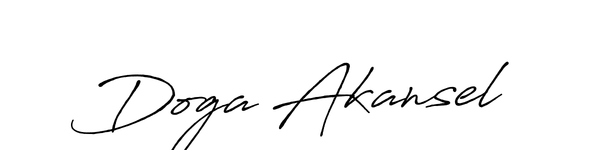 Make a beautiful signature design for name Doga Akansel. Use this online signature maker to create a handwritten signature for free. Doga Akansel signature style 7 images and pictures png