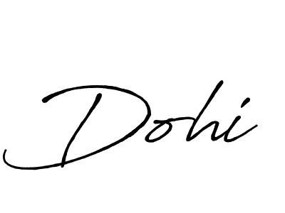 Create a beautiful signature design for name Dohi. With this signature (Antro_Vectra_Bolder) fonts, you can make a handwritten signature for free. Dohi signature style 7 images and pictures png