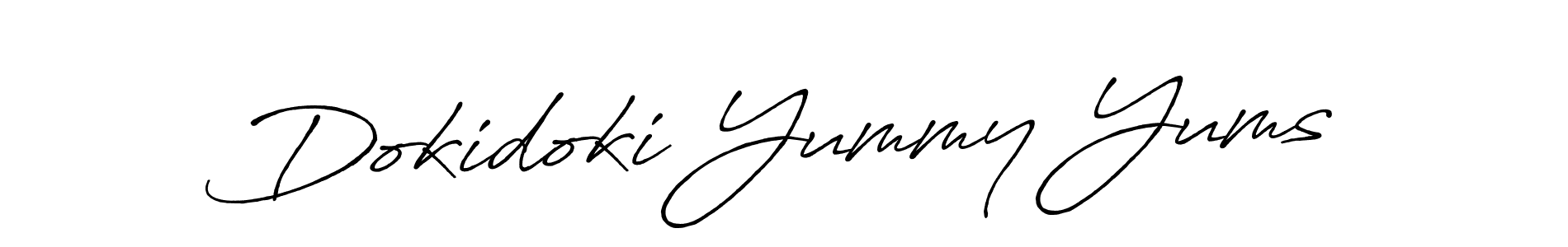 Check out images of Autograph of Dokidoki Yummy Yums name. Actor Dokidoki Yummy Yums Signature Style. Antro_Vectra_Bolder is a professional sign style online. Dokidoki Yummy Yums signature style 7 images and pictures png