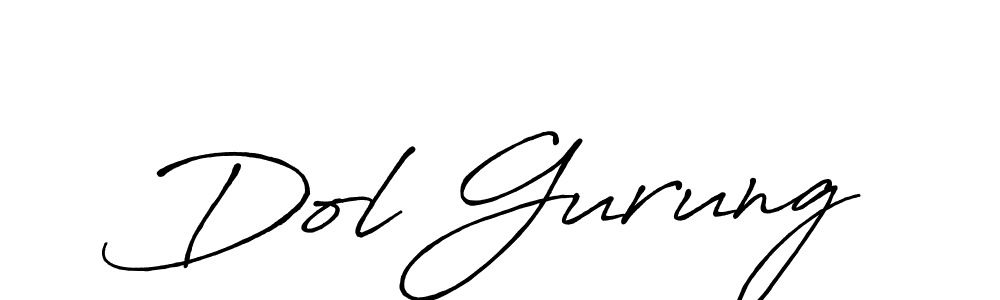 if you are searching for the best signature style for your name Dol Gurung. so please give up your signature search. here we have designed multiple signature styles  using Antro_Vectra_Bolder. Dol Gurung signature style 7 images and pictures png