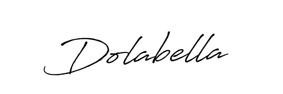 You should practise on your own different ways (Antro_Vectra_Bolder) to write your name (Dolabella) in signature. don't let someone else do it for you. Dolabella signature style 7 images and pictures png