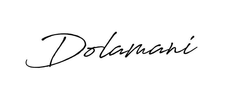How to make Dolamani name signature. Use Antro_Vectra_Bolder style for creating short signs online. This is the latest handwritten sign. Dolamani signature style 7 images and pictures png