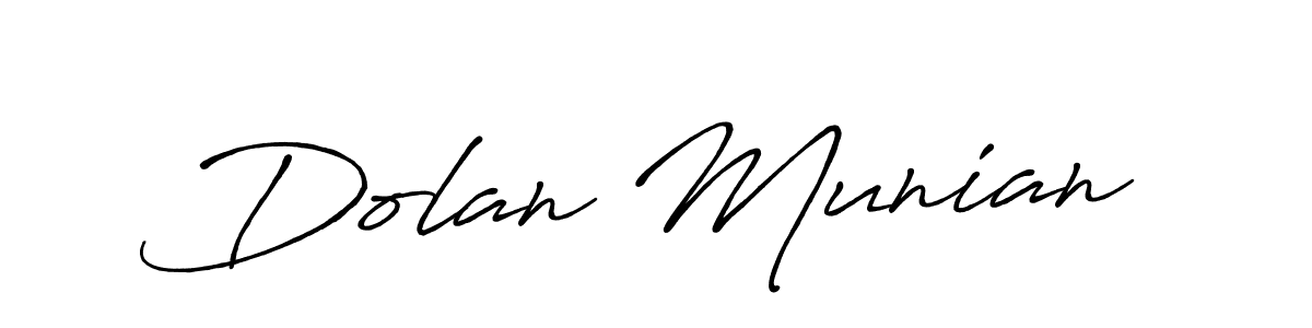 Also we have Dolan Munian name is the best signature style. Create professional handwritten signature collection using Antro_Vectra_Bolder autograph style. Dolan Munian signature style 7 images and pictures png