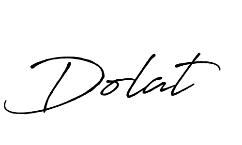 Also we have Dolat name is the best signature style. Create professional handwritten signature collection using Antro_Vectra_Bolder autograph style. Dolat signature style 7 images and pictures png