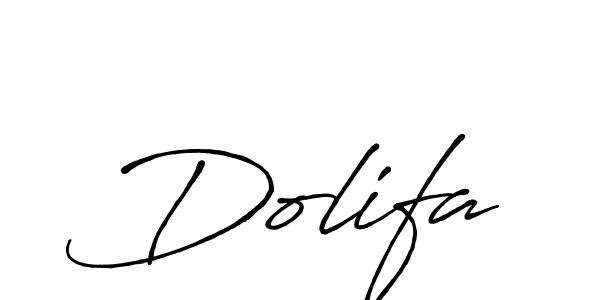 Design your own signature with our free online signature maker. With this signature software, you can create a handwritten (Antro_Vectra_Bolder) signature for name Dolifa. Dolifa signature style 7 images and pictures png