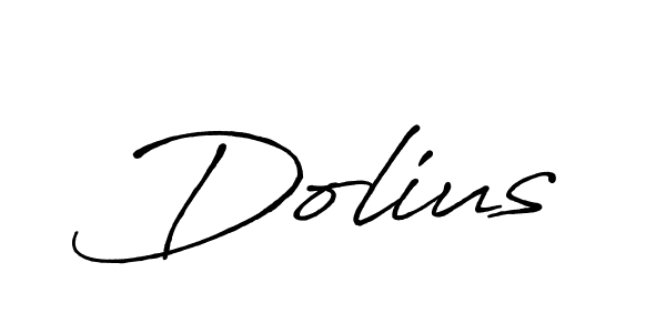 How to make Dolius signature? Antro_Vectra_Bolder is a professional autograph style. Create handwritten signature for Dolius name. Dolius signature style 7 images and pictures png