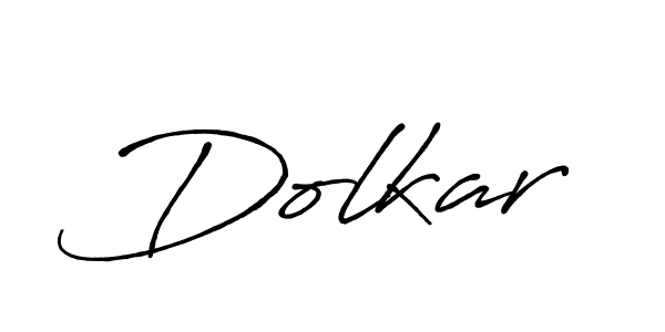 Dolkar stylish signature style. Best Handwritten Sign (Antro_Vectra_Bolder) for my name. Handwritten Signature Collection Ideas for my name Dolkar. Dolkar signature style 7 images and pictures png