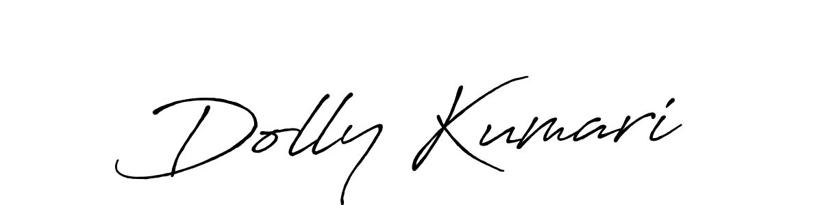 Design your own signature with our free online signature maker. With this signature software, you can create a handwritten (Antro_Vectra_Bolder) signature for name Dolly Kumari. Dolly Kumari signature style 7 images and pictures png
