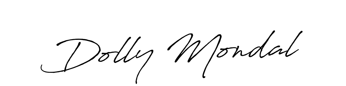 Use a signature maker to create a handwritten signature online. With this signature software, you can design (Antro_Vectra_Bolder) your own signature for name Dolly Mondal. Dolly Mondal signature style 7 images and pictures png