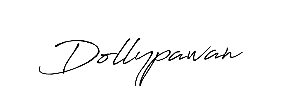 Antro_Vectra_Bolder is a professional signature style that is perfect for those who want to add a touch of class to their signature. It is also a great choice for those who want to make their signature more unique. Get Dollypawan name to fancy signature for free. Dollypawan signature style 7 images and pictures png