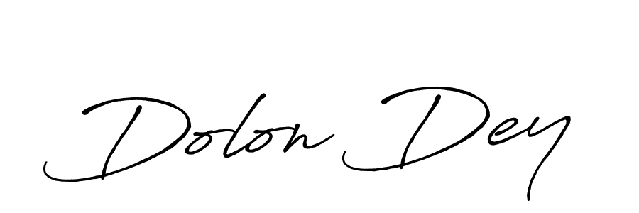 Design your own signature with our free online signature maker. With this signature software, you can create a handwritten (Antro_Vectra_Bolder) signature for name Dolon Dey. Dolon Dey signature style 7 images and pictures png