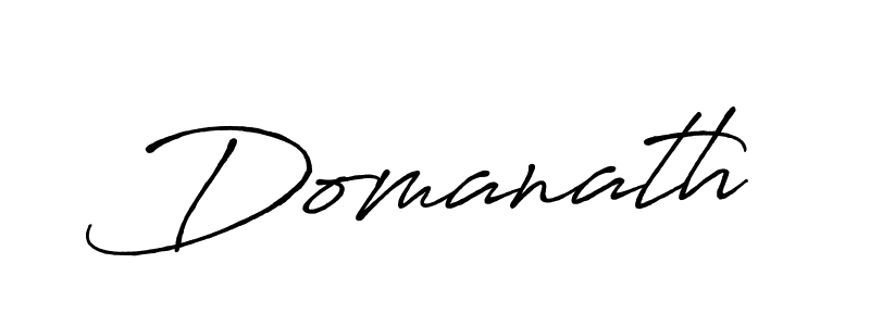 Create a beautiful signature design for name Domanath. With this signature (Antro_Vectra_Bolder) fonts, you can make a handwritten signature for free. Domanath signature style 7 images and pictures png