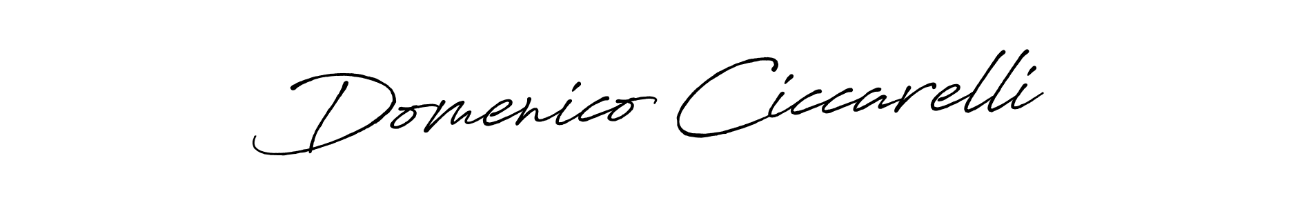 Make a beautiful signature design for name Domenico Ciccarelli. With this signature (Antro_Vectra_Bolder) style, you can create a handwritten signature for free. Domenico Ciccarelli signature style 7 images and pictures png