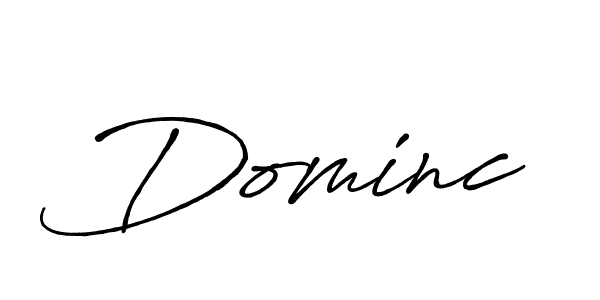 Best and Professional Signature Style for Dominc. Antro_Vectra_Bolder Best Signature Style Collection. Dominc signature style 7 images and pictures png