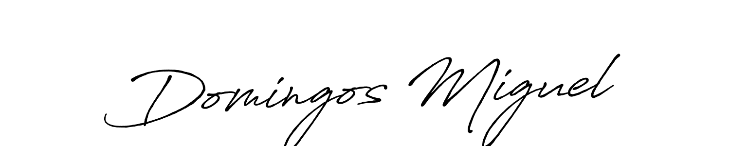 How to make Domingos Miguel signature? Antro_Vectra_Bolder is a professional autograph style. Create handwritten signature for Domingos Miguel name. Domingos Miguel signature style 7 images and pictures png