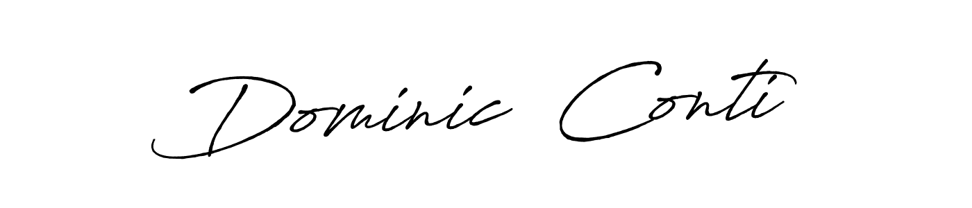Once you've used our free online signature maker to create your best signature Antro_Vectra_Bolder style, it's time to enjoy all of the benefits that Dominic  Conti name signing documents. Dominic  Conti signature style 7 images and pictures png