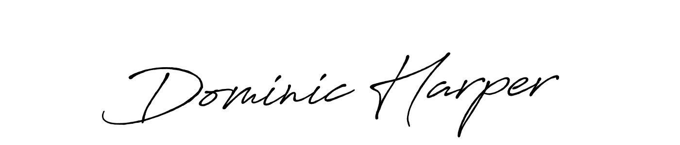 You should practise on your own different ways (Antro_Vectra_Bolder) to write your name (Dominic Harper) in signature. don't let someone else do it for you. Dominic Harper signature style 7 images and pictures png