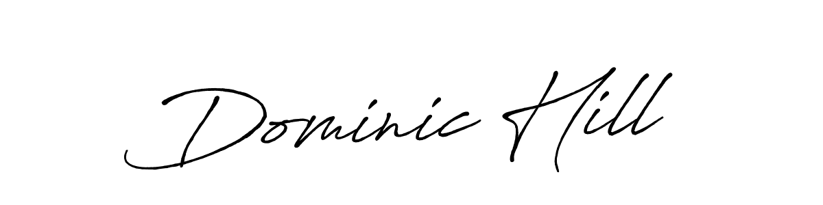 Also we have Dominic Hill name is the best signature style. Create professional handwritten signature collection using Antro_Vectra_Bolder autograph style. Dominic Hill signature style 7 images and pictures png