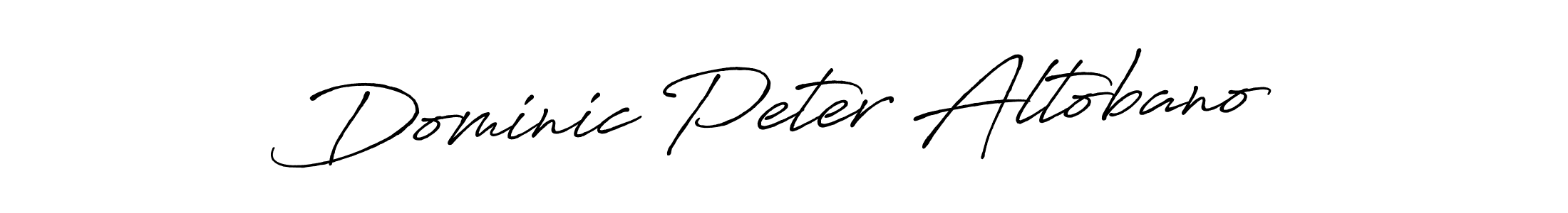 Also we have Dominic Peter Altobano name is the best signature style. Create professional handwritten signature collection using Antro_Vectra_Bolder autograph style. Dominic Peter Altobano signature style 7 images and pictures png