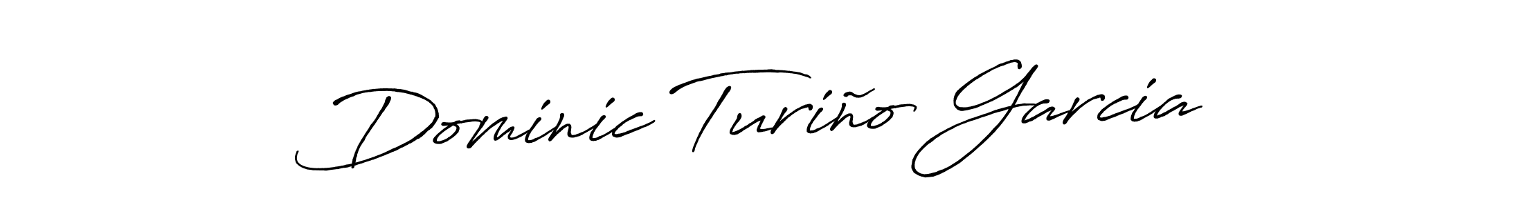 Make a short Dominic Turiño Garcia signature style. Manage your documents anywhere anytime using Antro_Vectra_Bolder. Create and add eSignatures, submit forms, share and send files easily. Dominic Turiño Garcia signature style 7 images and pictures png