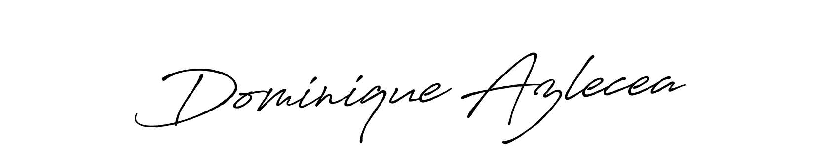 Also we have Dominique Azlecea name is the best signature style. Create professional handwritten signature collection using Antro_Vectra_Bolder autograph style. Dominique Azlecea signature style 7 images and pictures png