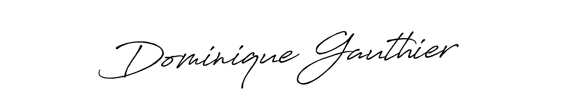 Make a beautiful signature design for name Dominique Gauthier. Use this online signature maker to create a handwritten signature for free. Dominique Gauthier signature style 7 images and pictures png