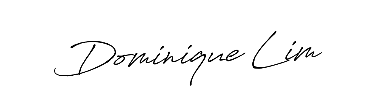 Also You can easily find your signature by using the search form. We will create Dominique Lim name handwritten signature images for you free of cost using Antro_Vectra_Bolder sign style. Dominique Lim signature style 7 images and pictures png