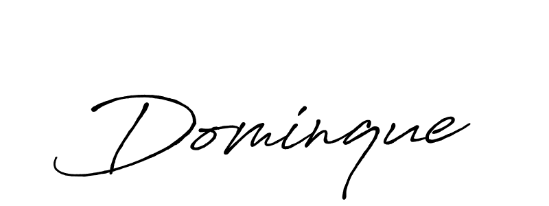 Also we have Dominque name is the best signature style. Create professional handwritten signature collection using Antro_Vectra_Bolder autograph style. Dominque signature style 7 images and pictures png