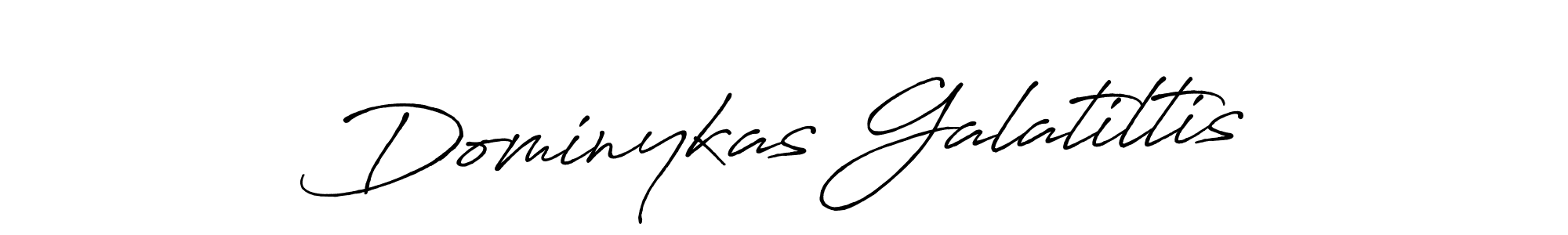 Also we have Dominykas Galatiltis name is the best signature style. Create professional handwritten signature collection using Antro_Vectra_Bolder autograph style. Dominykas Galatiltis signature style 7 images and pictures png