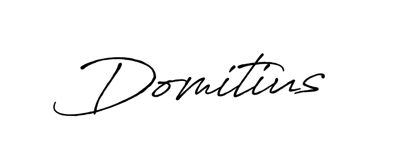 How to make Domitius signature? Antro_Vectra_Bolder is a professional autograph style. Create handwritten signature for Domitius name. Domitius signature style 7 images and pictures png